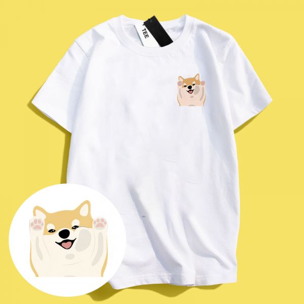 Shiba Inu Glass Tee Shiba Inu Glass Tee