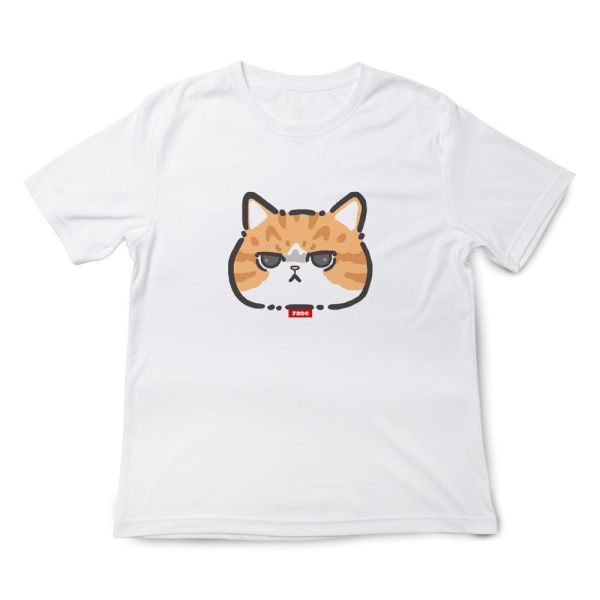 橘貓-橘貓頭 印花短袖 柴犬,貓咪,T恤,百搭,網路購物,萌經濟,可愛,卡通,狗狗,凱蒂貓