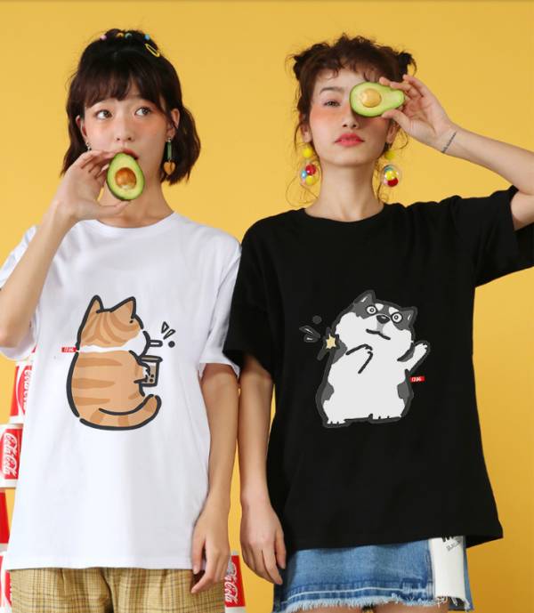 Cat & Husky Pearl Attack Tee Cat & Husky Pearl Attack Tee