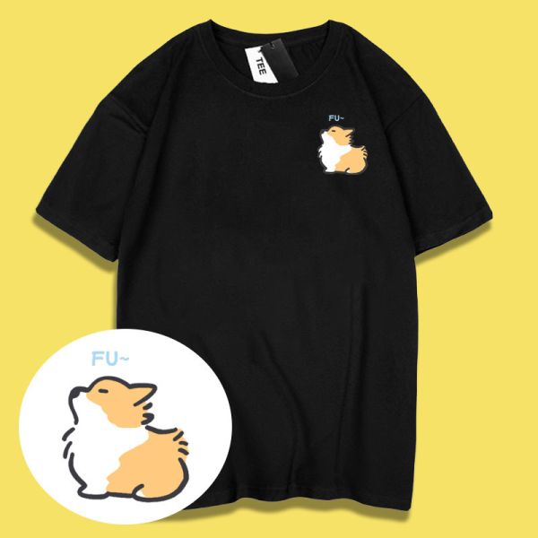 Corgi Windblown Tee Corgi Windblown Tee