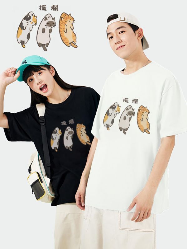 Three Cats Lazy Tee Three Cats Lazy Tee