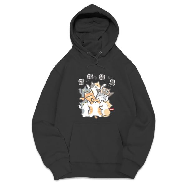 貓咪-貓裡貓氣 重磅刷毛連帽T
