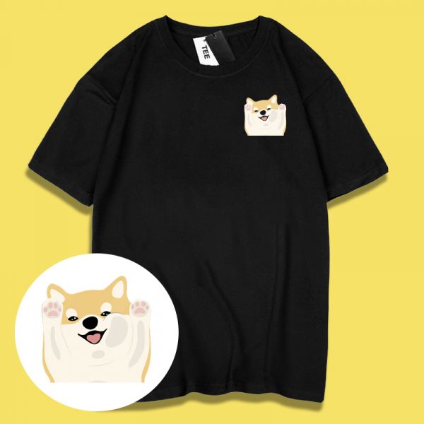 Shiba Inu Glass Tee Shiba Inu Glass Tee