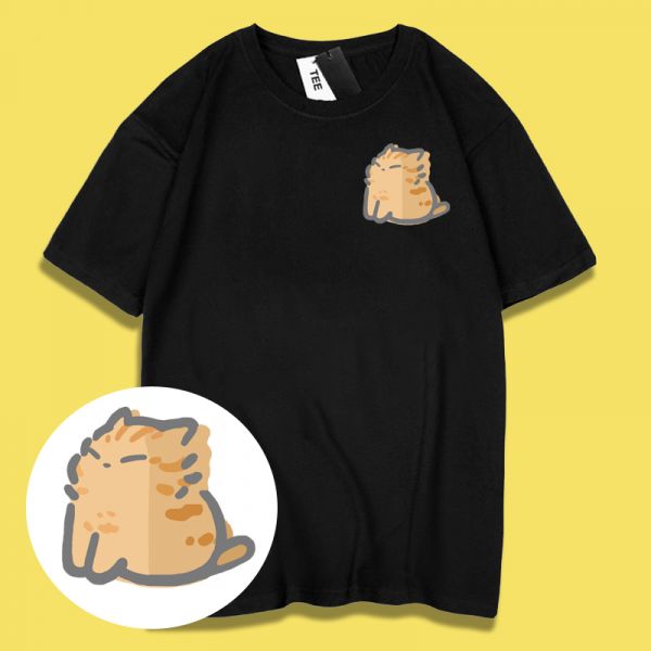 Orange Cat Windblown Tee Orange Cat Windblown Tee