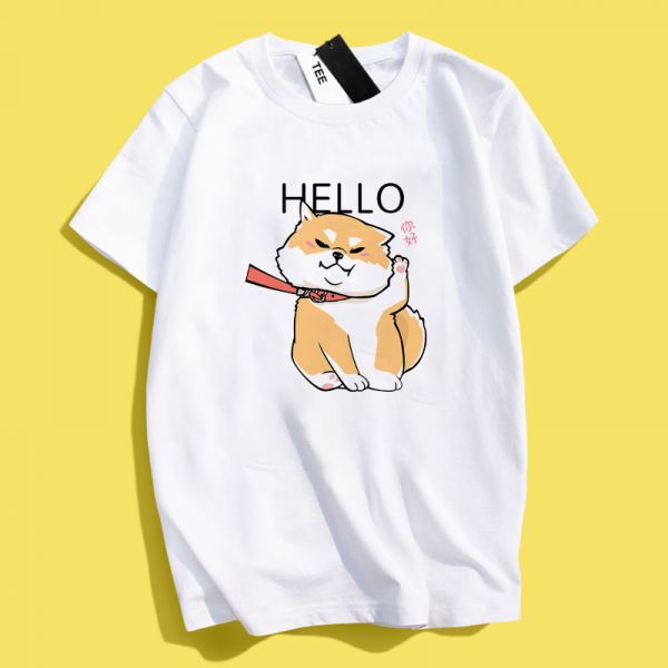 Shiba Inu Hello Tee Shiba Inu Hello Tee