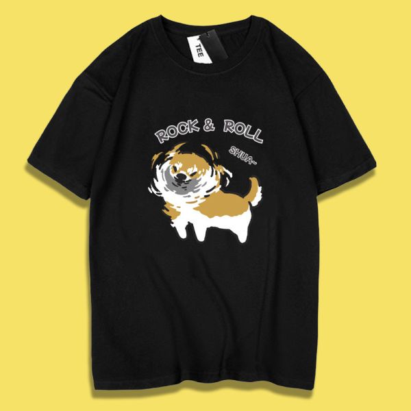 Rock and Roll Shiba Inu Tee Rock and Roll Shiba Inu Tee