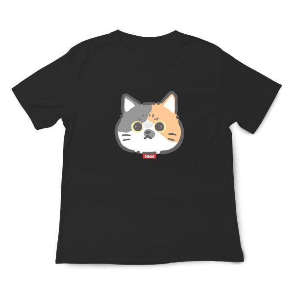 橘貓-花貓頭 印花短袖 柴犬,貓咪,T恤,百搭,網路購物,萌經濟,可愛,卡通,狗狗,凱蒂貓