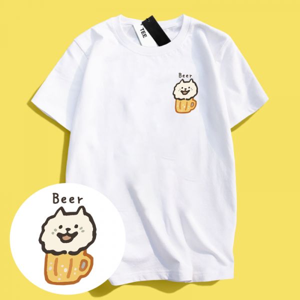 Samoyed Beer Tee Samoyed Beer Tee