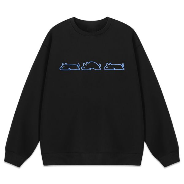 狗狗-懶得動 重磅刷毛大學T 柴犬,貓咪,T恤,百搭,網路購物,萌經濟,可愛,卡通,狗狗,凱蒂貓