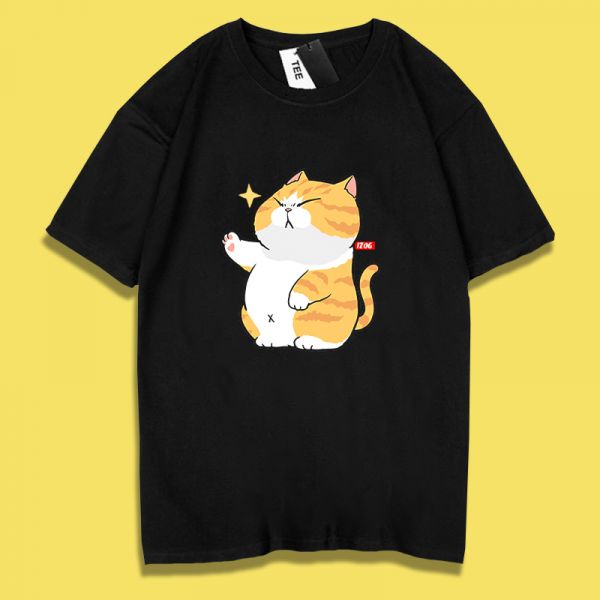 Cat & Shiba Inu Don't Touch Me Tee Cat & Shiba Inu Don't Touch Me Tee