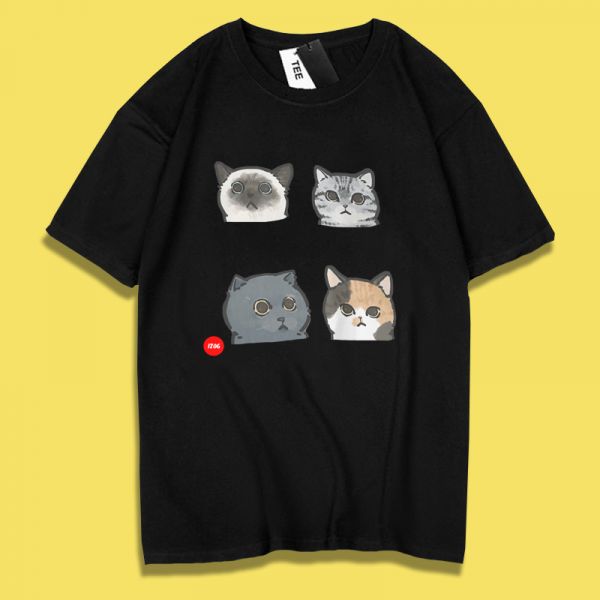 Four Little Cats Tee Four Little Cats Tee