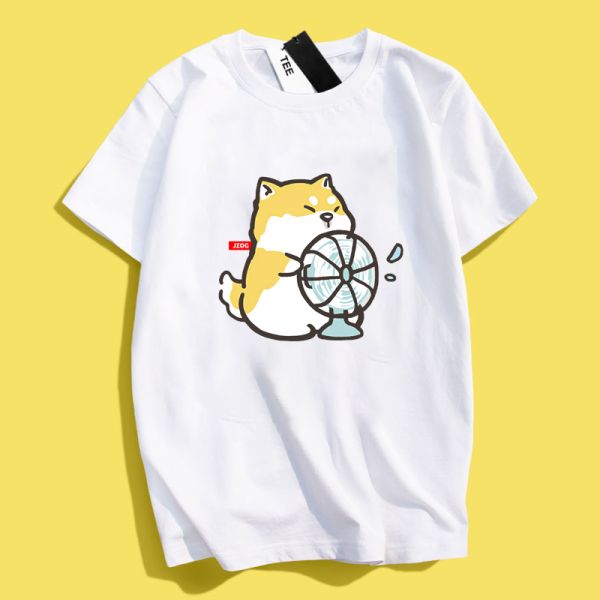 Cat & Shiba Inu Fan Tee Cat & Shiba Inu Fan Tee