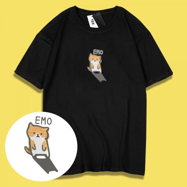 Orange Cat EMO Tee Orange Cat EMO Tee