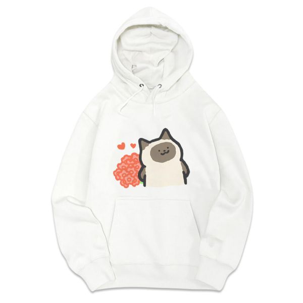 貓咪-情人節 重磅刷毛連帽T