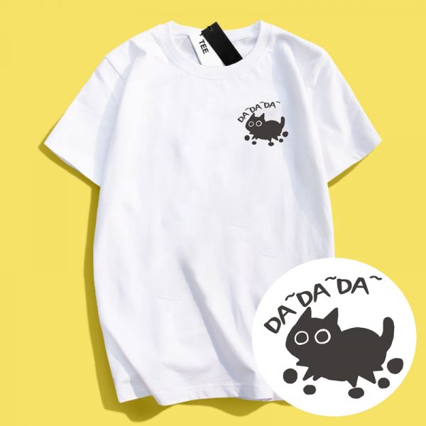 Black Cat DADADA Tee Black Cat DADADA Tee