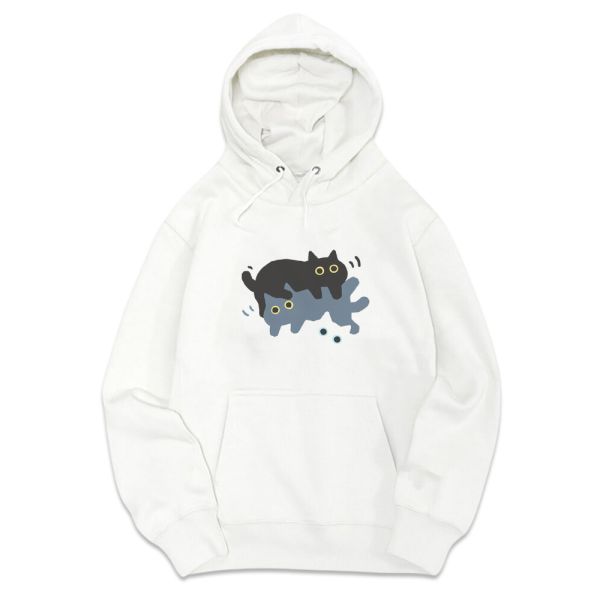 貓咪們-放鬆 重磅刷毛連帽T 