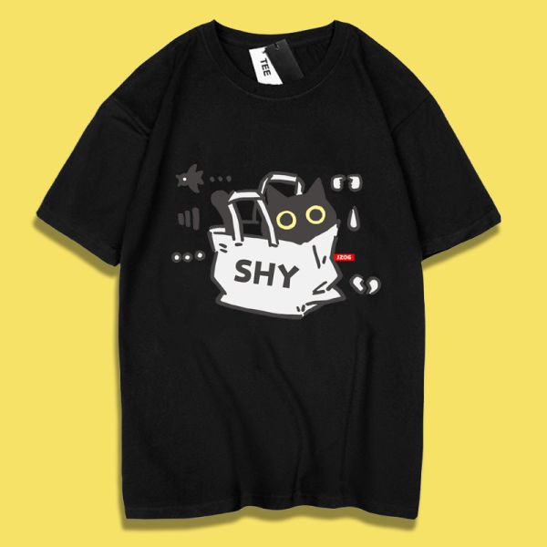 Black Cat in a Bag Tee Black Cat in a Bag Tee