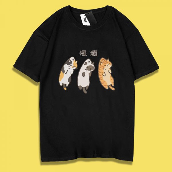 Three Cats Lazy Tee Three Cats Lazy Tee