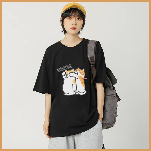 Cat & Shiba Inu Guess Who Tee Cat & Shiba Inu Guess Who Tee