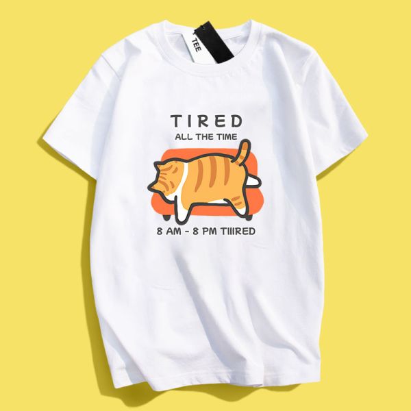 Fatigued Orange Cat Tee Fatigued Orange Cat Tee