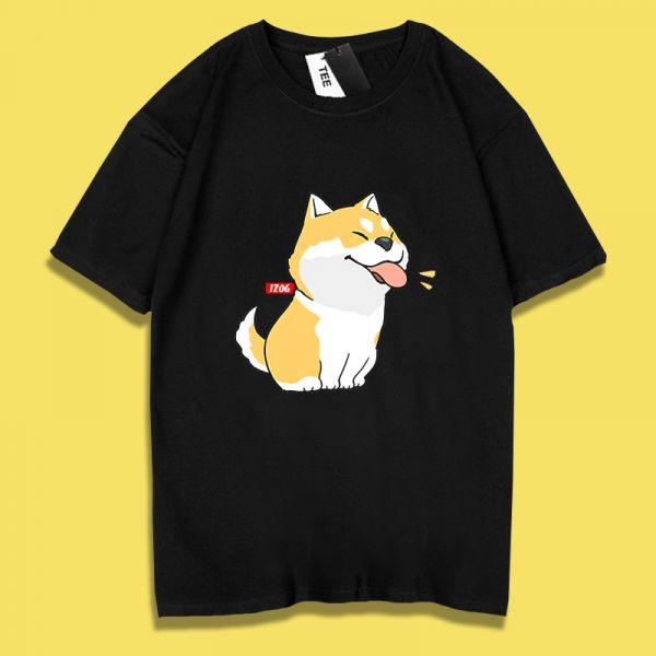 Cat & Shiba Inu Don't Touch Me Tee Cat & Shiba Inu Don't Touch Me Tee