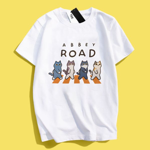 Cat Abbey Road Tee Cat Abbey Road Tee