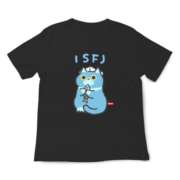 MBTI貓咪 ISFJ-守衛者 印花短袖 柴犬,貓咪,T恤,百搭,網路購物,萌經濟,可愛,卡通,狗狗,凱蒂貓