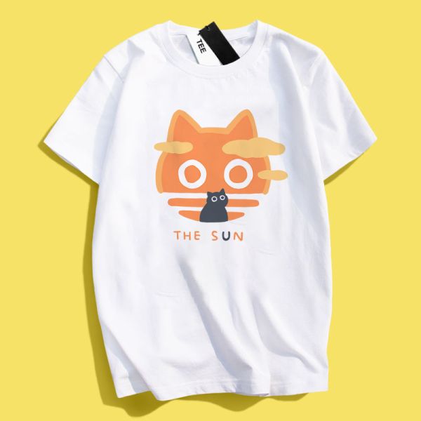 Sunset Black Cat Tee Sunset Black Cat Tee