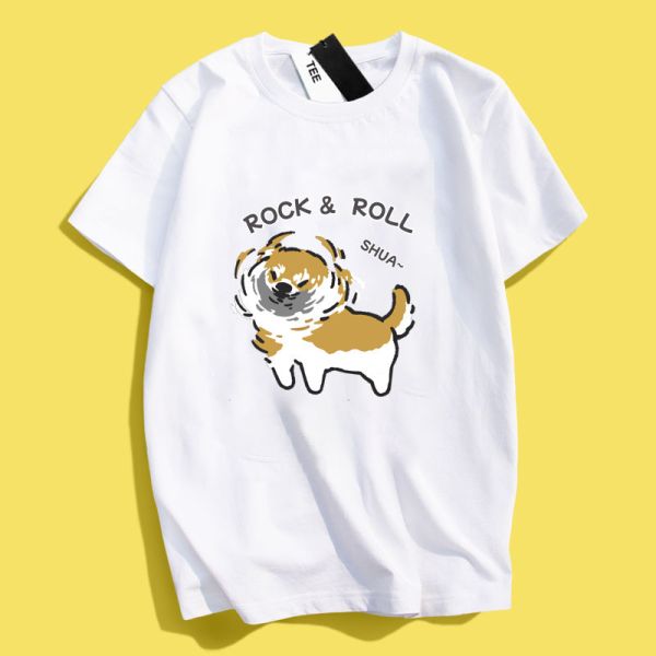 Rock and Roll Shiba Inu Tee Rock and Roll Shiba Inu Tee