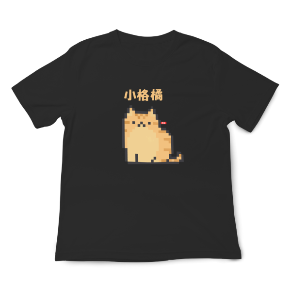 貓咪-小格橘 印花短袖 柴犬,貓咪,T恤,百搭,網路購物,萌經濟,可愛,卡通,狗狗,凱蒂貓
