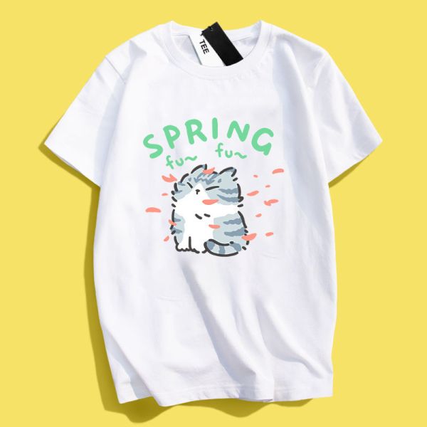 Cherry Blossom Cat Tee Cherry Blossom Cat Tee