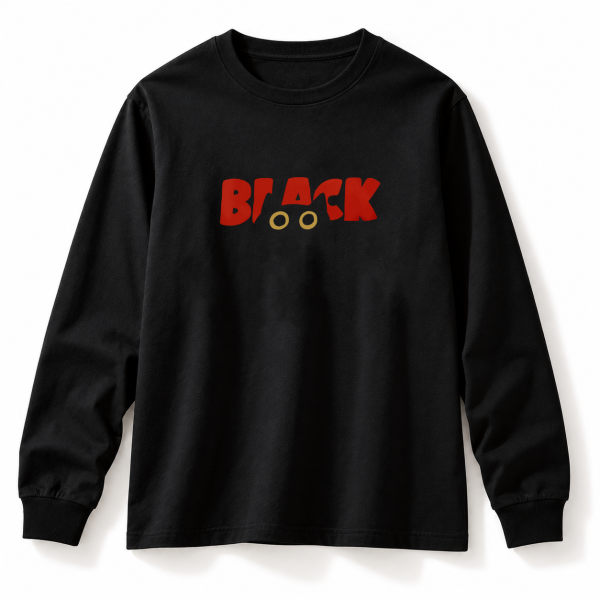 黑貓-BLACK 純棉長袖 