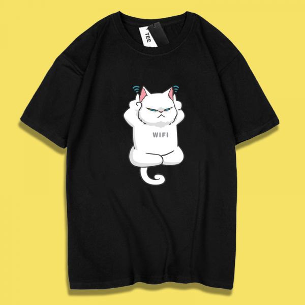 Cat WIFI Tee Cat WIFI Tee