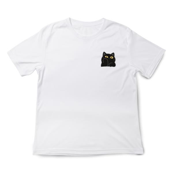 黑貓-懶得理你 印花短袖 柴犬,貓咪,T恤,百搭,網路購物,萌經濟,可愛,卡通,狗狗,凱蒂貓