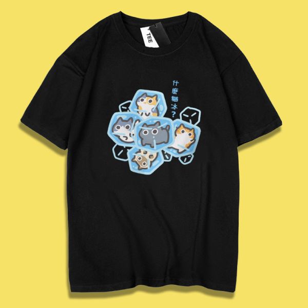 Cat Ice Cube Tee Cat Ice Cube Tee