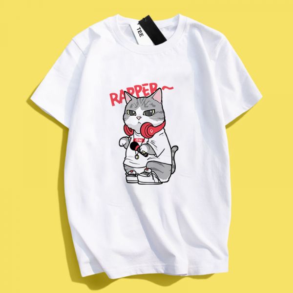 Cat Rapper Tee Cat Rapper Tee