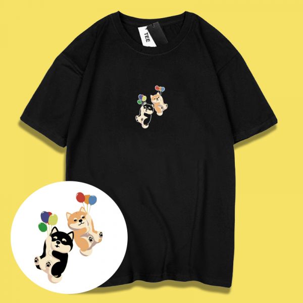 Shiba Inu Balloon Tee Shiba Inu Balloon Tee