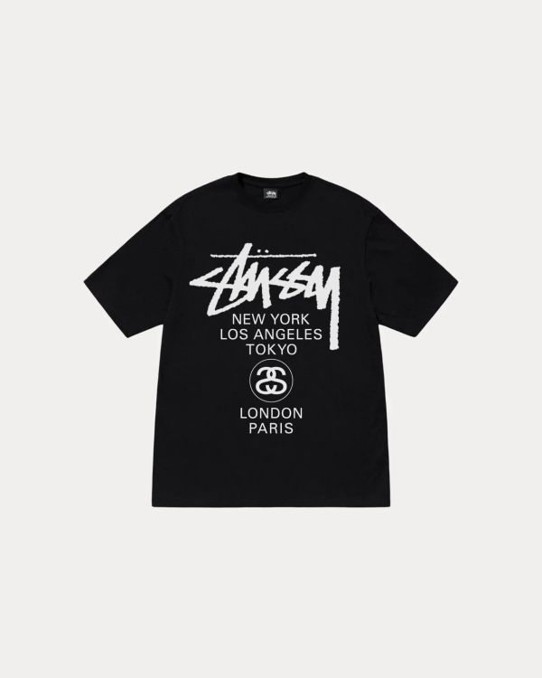 STÜSSY WORLD TOUR TET 25週年世界巡迴演唱限定款短袖 