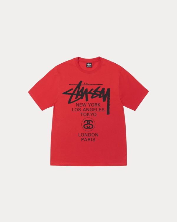STÜSSY WORLD TOUR TET 25週年世界巡迴演唱限定款短袖 