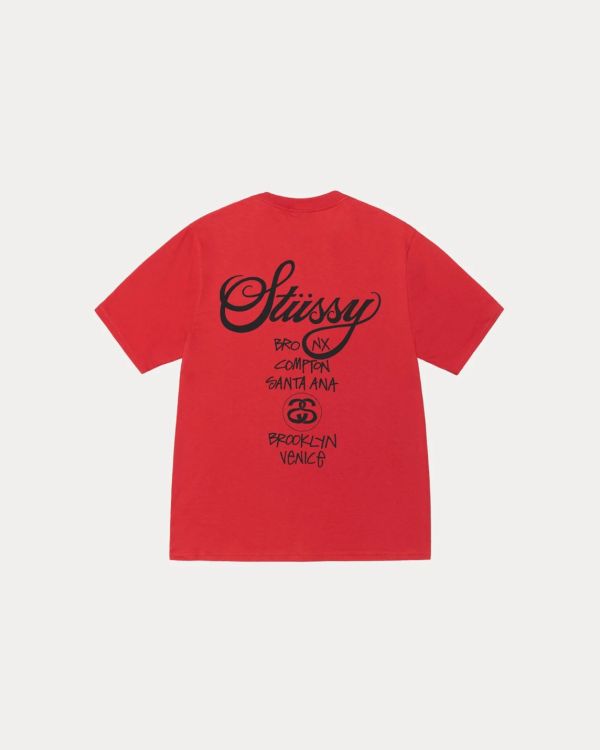 STÜSSY WORLD TOUR TET 25週年世界巡迴演唱限定款短袖 