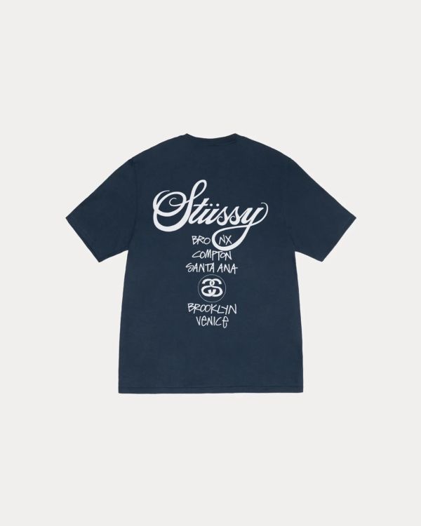 STÜSSY WORLD TOUR TET 25週年世界巡迴演唱限定款短袖 