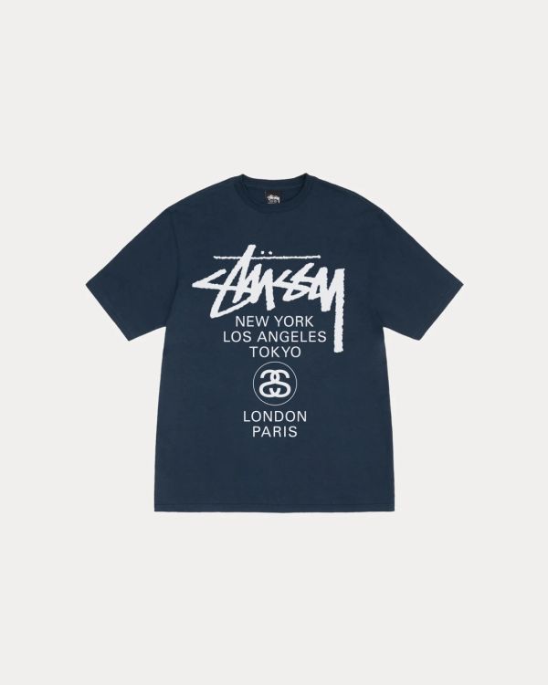 STÜSSY WORLD TOUR TET 25週年世界巡迴演唱限定款短袖 