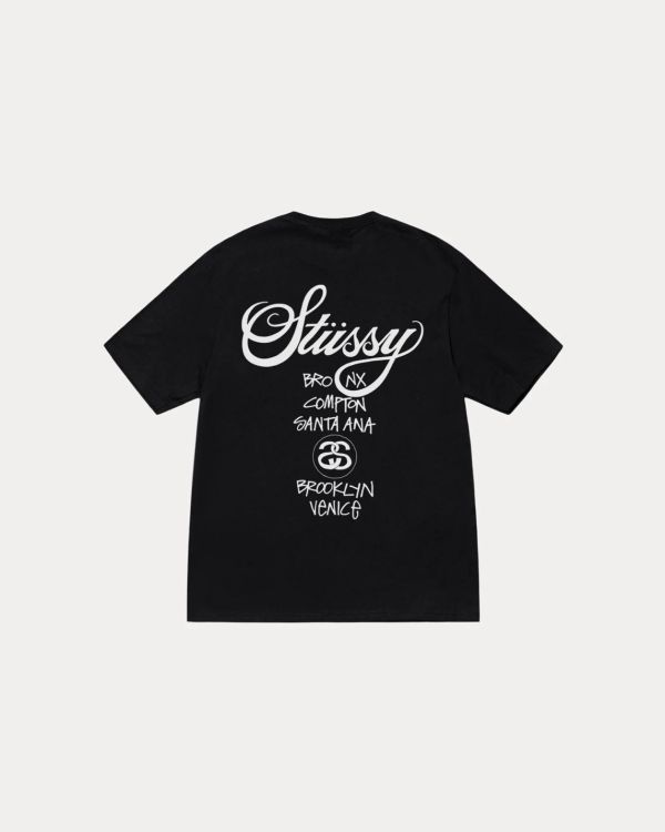 STÜSSY WORLD TOUR TET 25週年世界巡迴演唱限定款短袖 