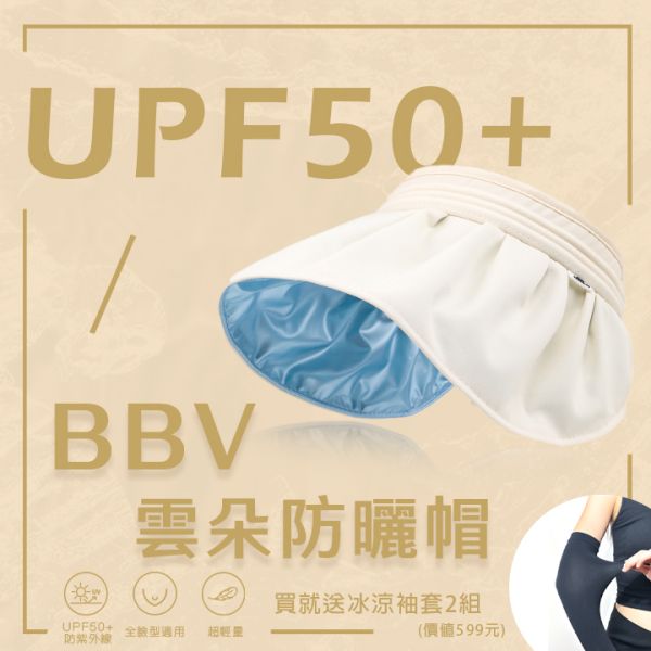 BBV雲朵防曬帽UPF50+【精緻白】(送BBV防曬冰絲袖套黑/白各1） UPF50+防曬帽,防曬帽,夏季帽子,戶外防曬帽,遮陽帽,防曬帽款式,防曬帽品牌,防曬帽選購指南,防曬帽保護指數,雲朵防曬帽