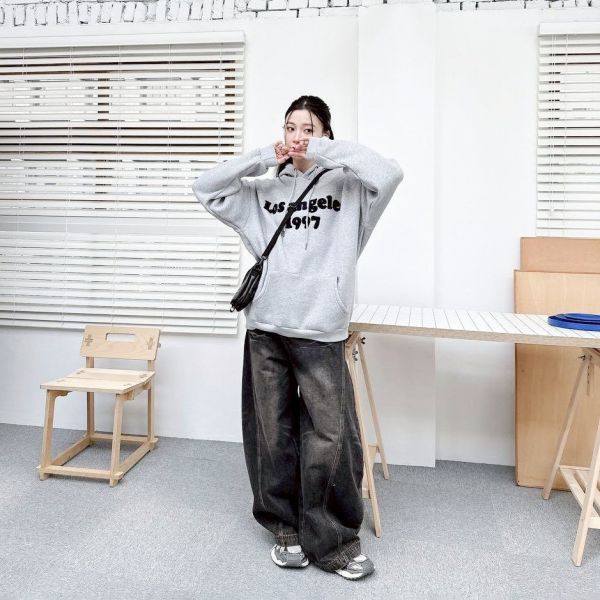 Los Angeles 1997毛巾繡刷毛帽Tee 