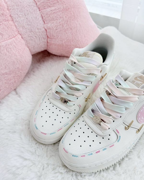 【訂製款】Nike Air Force1 彩虹蛋糕 - 女款 