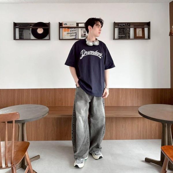 descendants貼布繡短Tee 