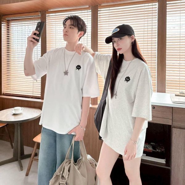 【SORONA®】煤炭球刺繡涼感短Tee 