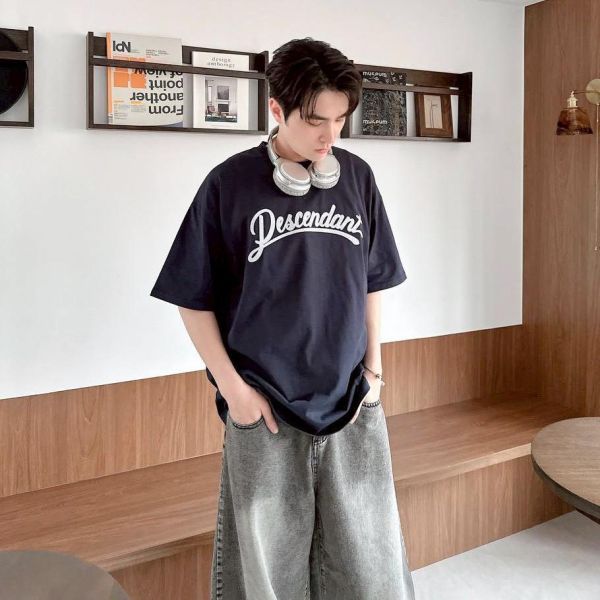 descendants貼布繡短Tee 