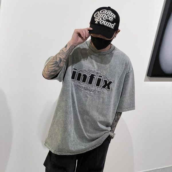 【現貨】INFIX貼布電繡水洗Tee 